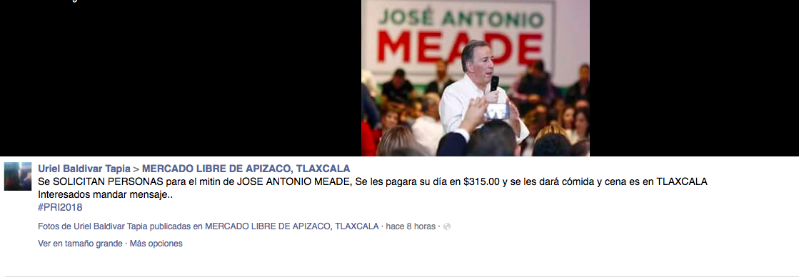 Inquieta en redes anuncio de “acarreo” a mitin de J. Meade